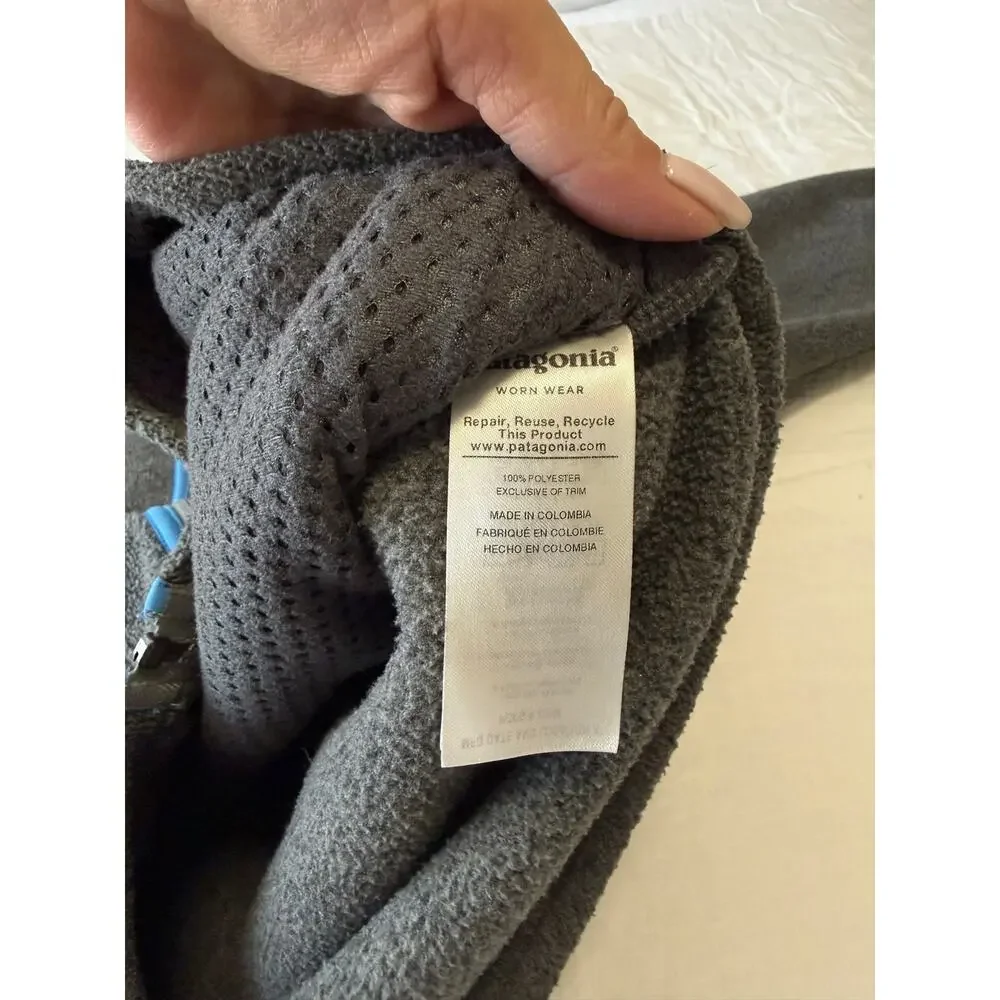 Patagonia | Men’s Large | Gray Blue Karstens Synchilla Jacket | Full Zip Outdoor